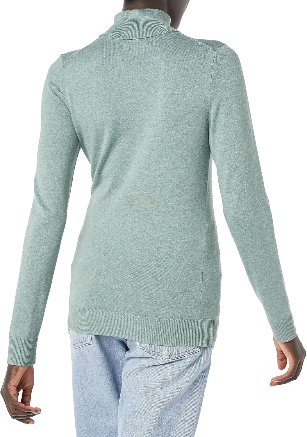 Amazon Essentials Women's Classic-Fit Lightweight Long-Sleeve Turtleneck Sweater (Available in Plus Size)