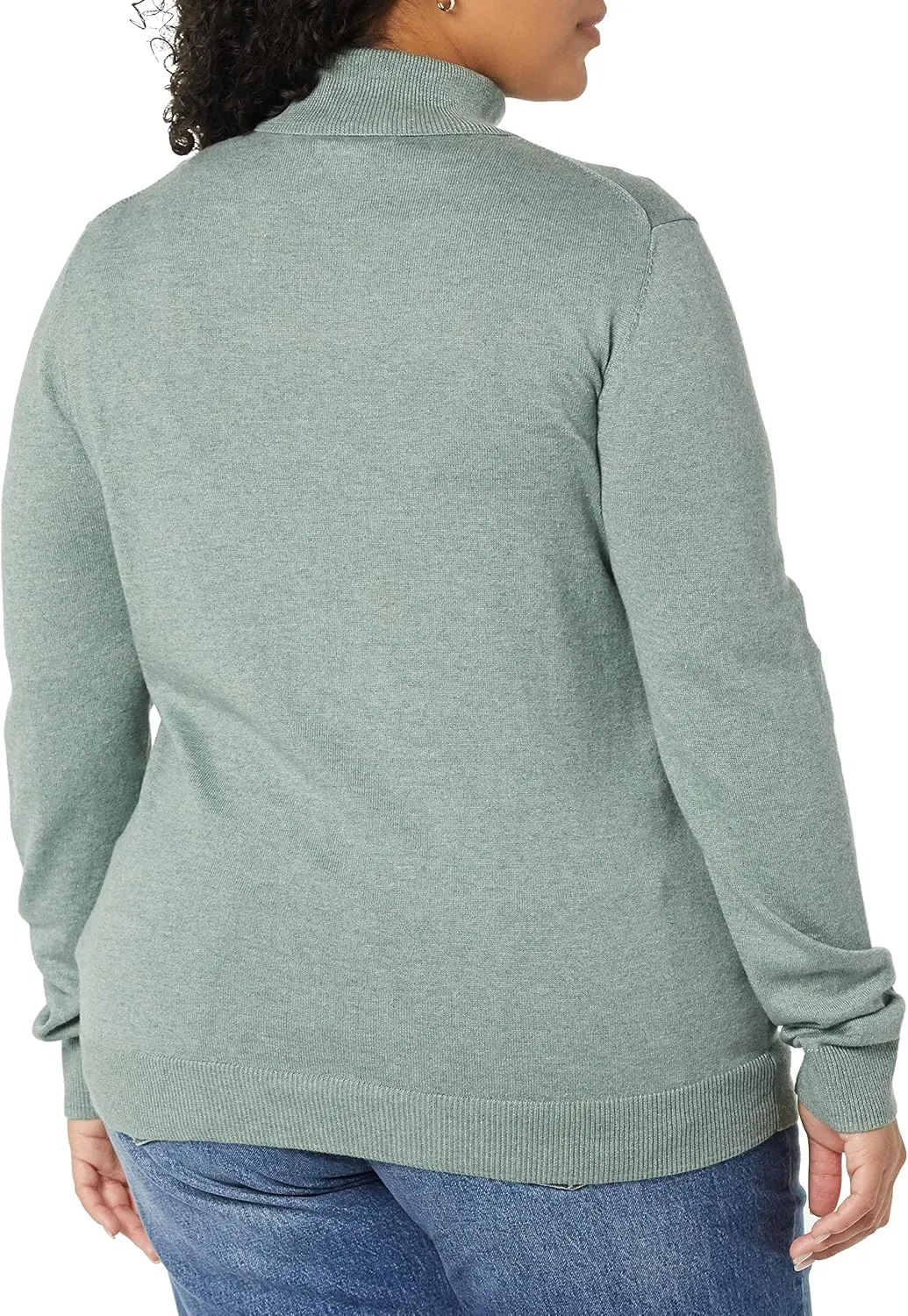 Amazon Essentials Women's Classic-Fit Lightweight Long-Sleeve Turtleneck Sweater (Available in Plus Size)
