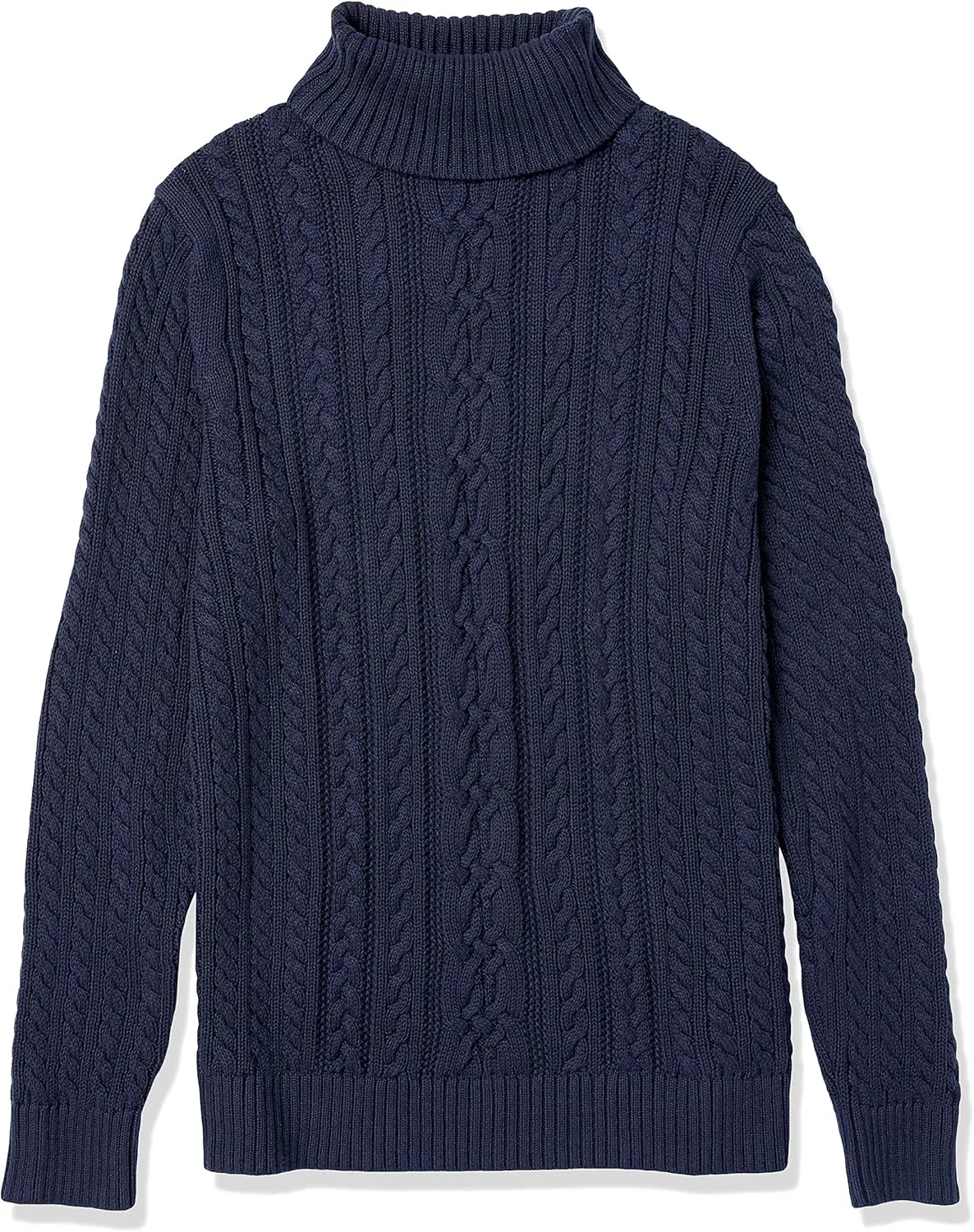 Amazon Essentials Women's Fisherman Cable Turtleneck Sweater (Available in Plus Size)