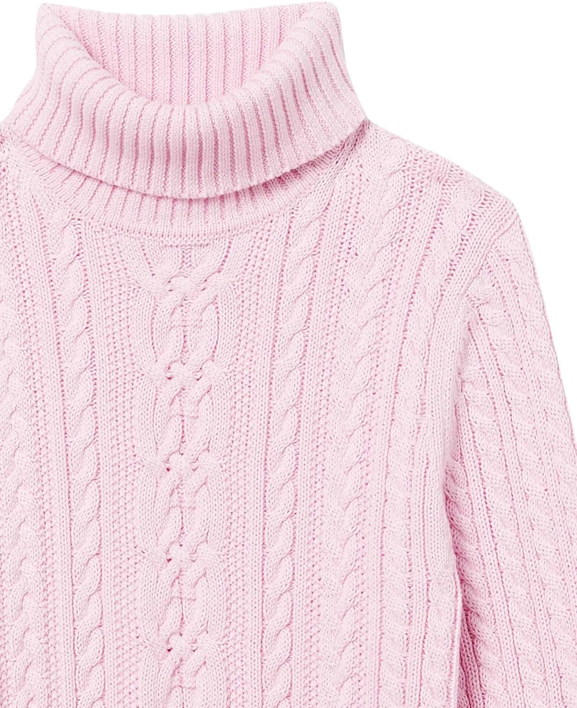 Amazon Essentials Women's Fisherman Cable Turtleneck Sweater (Available in Plus Size)
