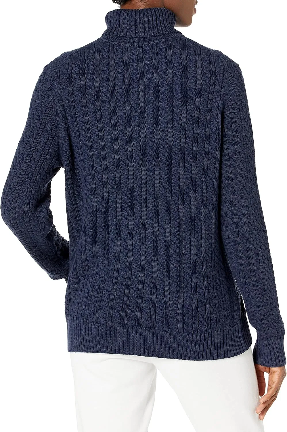Amazon Essentials Women's Fisherman Cable Turtleneck Sweater (Available in Plus Size)