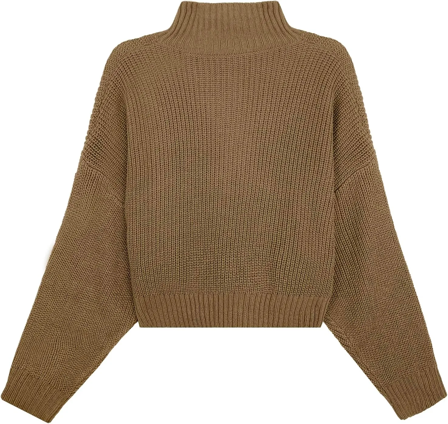 Womens Lightweight Cute Turtleneck Ultra Cropped Sweaters Spring 2025 Ribbed Knit Crop Thin Pullover Sweater
